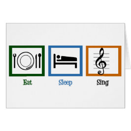 Sleep Sing Funny Choice Card essen