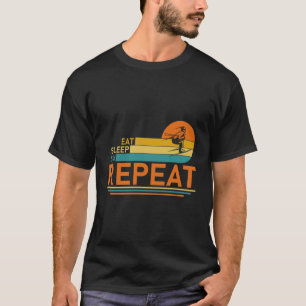 Sleep Ski Repeat - Skifahren T-Shirt