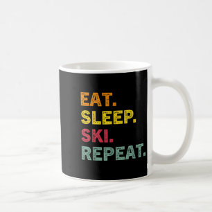 Sleep Ski Repeater Ski Winter Holiday Ski Ret Kaffeetasse