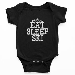 Sleep Ski Wintersport-Neuheit Baby Strampler