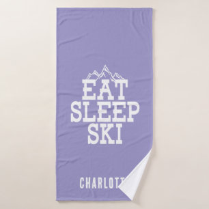 Sleep Ski Wintersport-Neuheit Badehandtuch