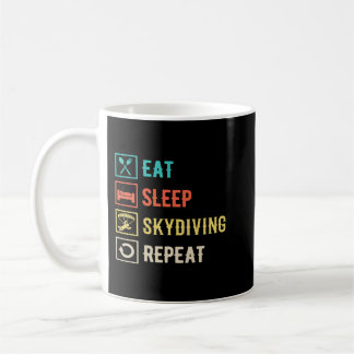 Sleep Skydiving Wiederholung Paragliding Skydiver  Kaffeetasse