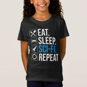 Sleep Sleep-Sci-Fi Wiederholung T-Shirt