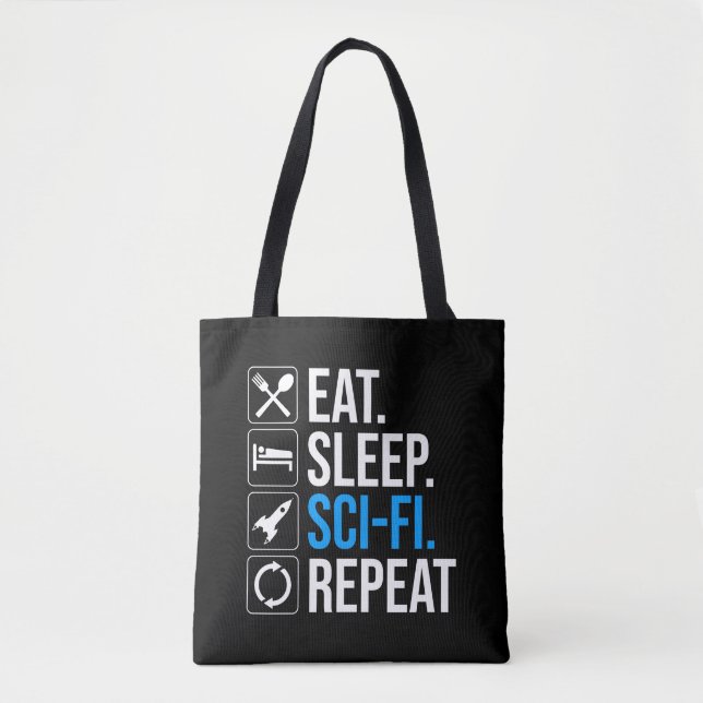 Sleep Sleep-Sci-Fi Wiederholung Tasche (Vorderseite)