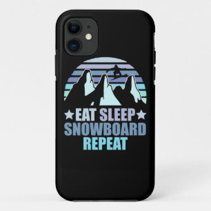 Sleep Snowboard essen Wiederholung Case-Mate iPhone Hülle