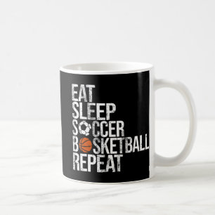 Sleep Soccer Basketball Wiederholung Spaß Ball ess Kaffeetasse