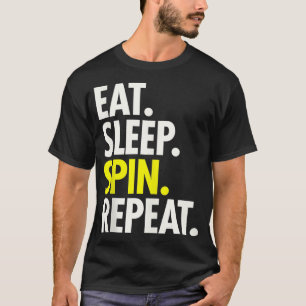 SLEEP SPIN WIEDERHOLEN Frauen Radfahren T-Shirt