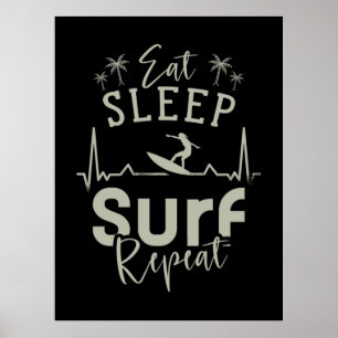 Sleep Surf wiederholen Poster