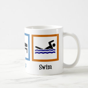 Sleep Swim essen Kaffeetasse