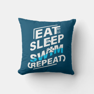 Sleep Swim essen Kissen