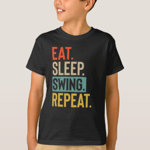 Sleep Swing Wiederholen Sie Retro-Vintage Farben T-Shirt