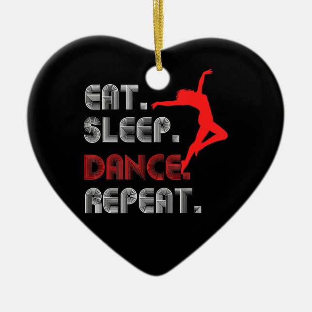 Sleep Tanz Hip Hop Frauen Mädchen Mädchen essen Keramik Ornament (Vorne)