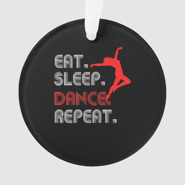Sleep Tanz Hip Hop Frauen Mädchen Mädchen essen Ornament (Vorderseite)