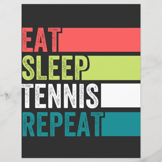 Sleep Tennis wiederholen (Vorderseite)