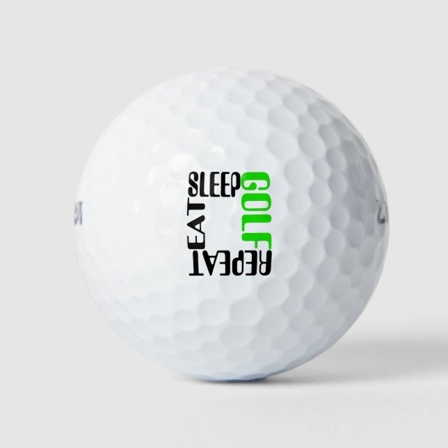 Sleep WiederholGolf Golfball (Vorderseite)