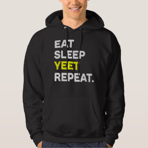 Sleep Yeet Wiederholung Funny Dance Slang Basketba Hoodie