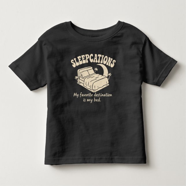 Sleepcations Kleinkind T-shirt (Vorderseite)