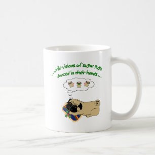 Sleepe Mops Weihnachten Fun Holiday Zitat Niedlich Kaffeetasse