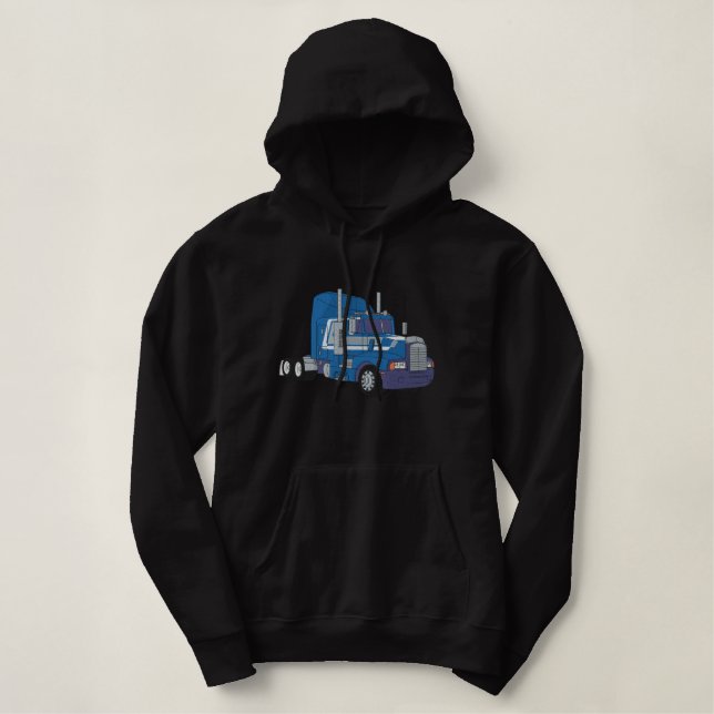 Sleeper Cab Bestickter Hoodie (Design vorne)