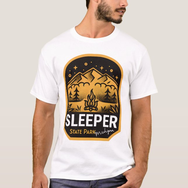 Sleeper Staat Park Michigan T-Shirt (Vorderseite)