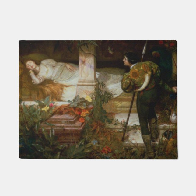 Sleeping Beauty (Prince Charming and His Princess) Fußmatte (Vorderseite)