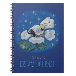 "Sleeping Bee Personalisiert Dream Journal" Notizblock