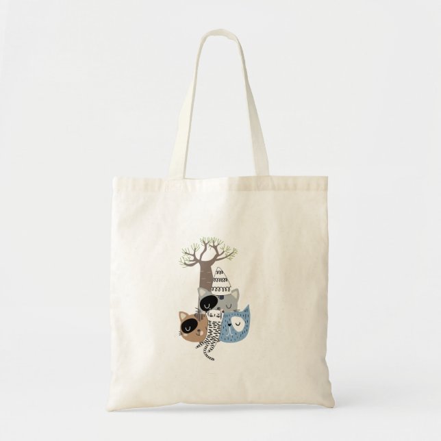 Sleeping cat Tote Bag (Devant)