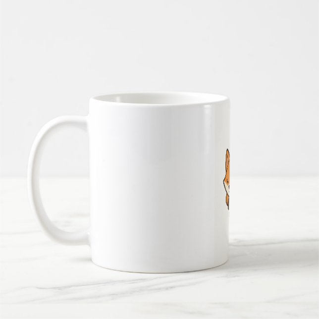 Sleeping fox mug (Gauche)
