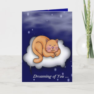 Sleeping Kitty Feiertagskarte