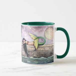 Sleeping Mermaid Tasse von Molly Harrison