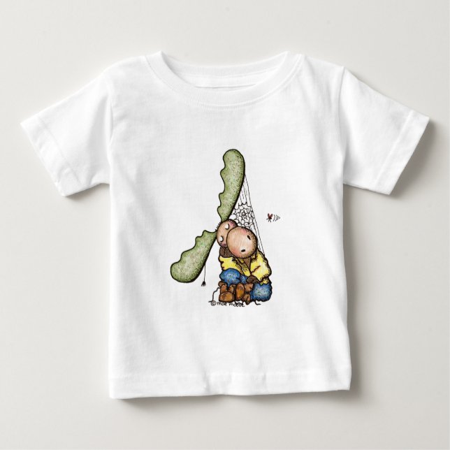 #Sleeping Moe Elche Baby T-shirt (Vorderseite)