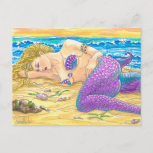 Sleeping Siren Postkarte