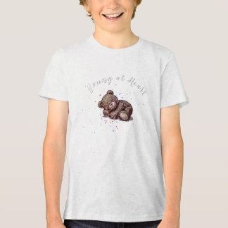 Sleeping Teddy Bear Tri-Blend Shirt