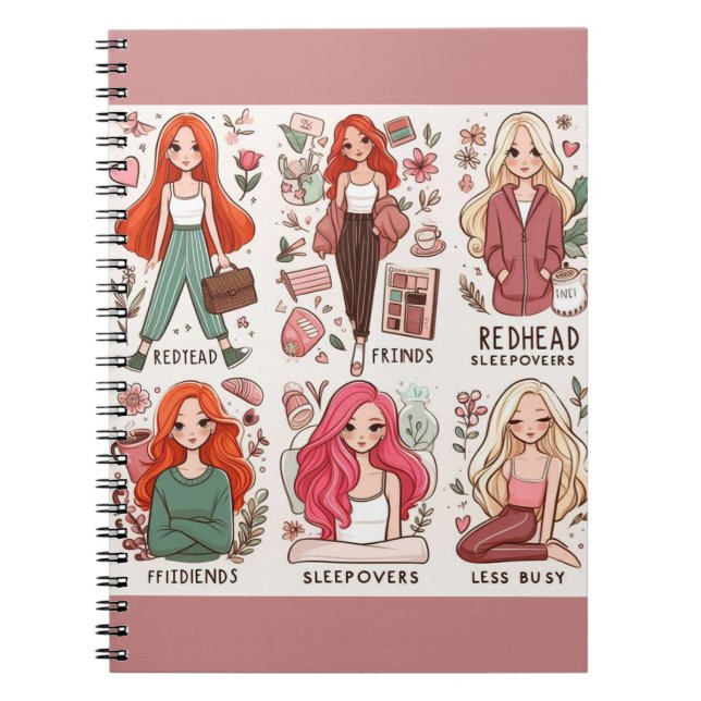 Sleepover Bliss Notebook Notizblock (Vorderseite)