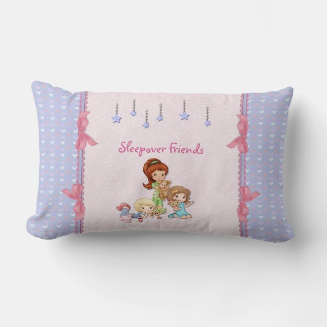 Sleepover Friends Autogrammkissen Lendenkissen (Vorderseite)