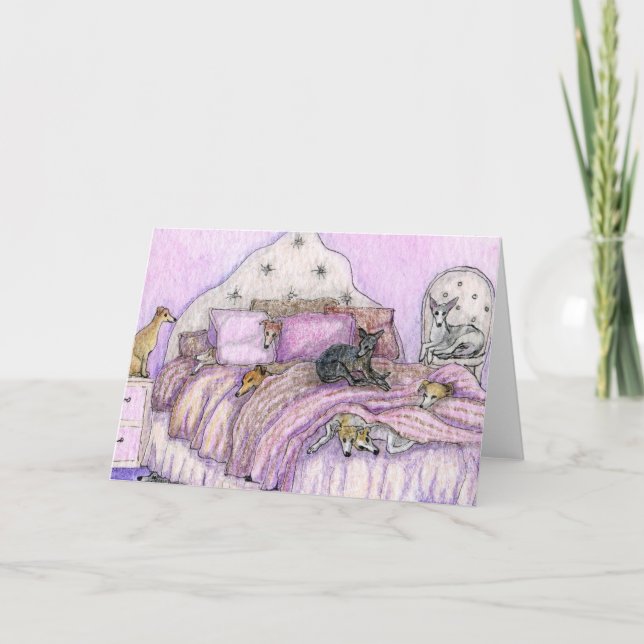 Sleepover - Peitschen und Windhunde Galore! Karte (Vorderseite)