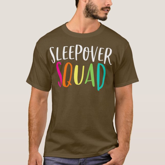 Sleepover Squad Shirt Cute Slumber Pajama Party (Vorderseite)
