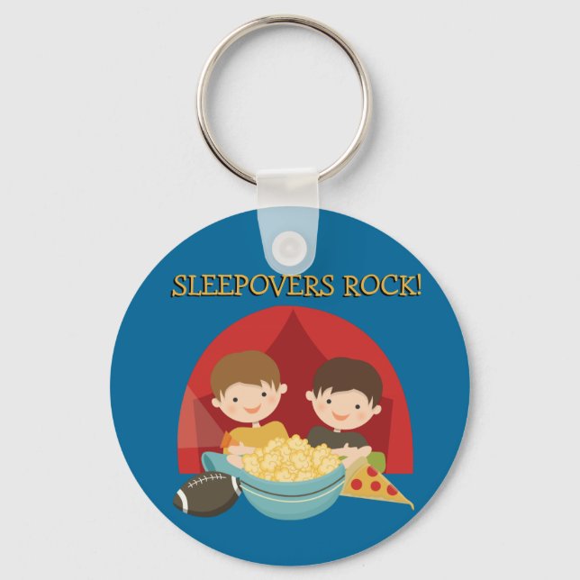 Sleepovers-Felsen Schlüsselanhänger (Vorderseite)