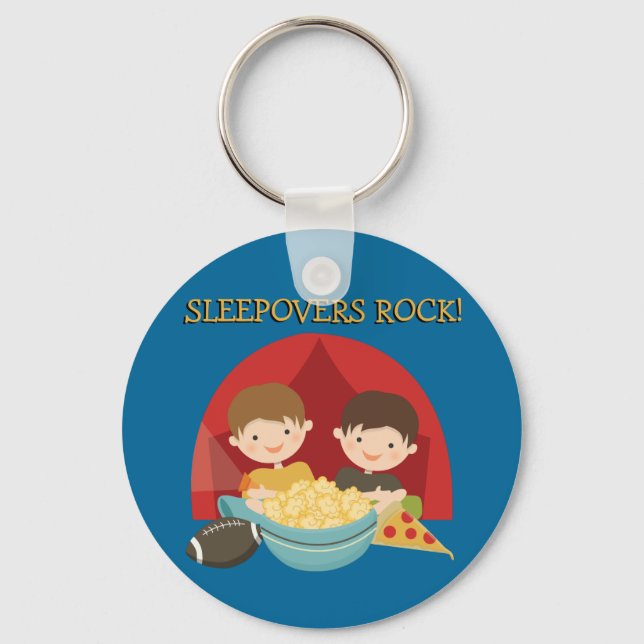 Sleepovers-Felsen Schlüsselanhänger (Vorderseite)
