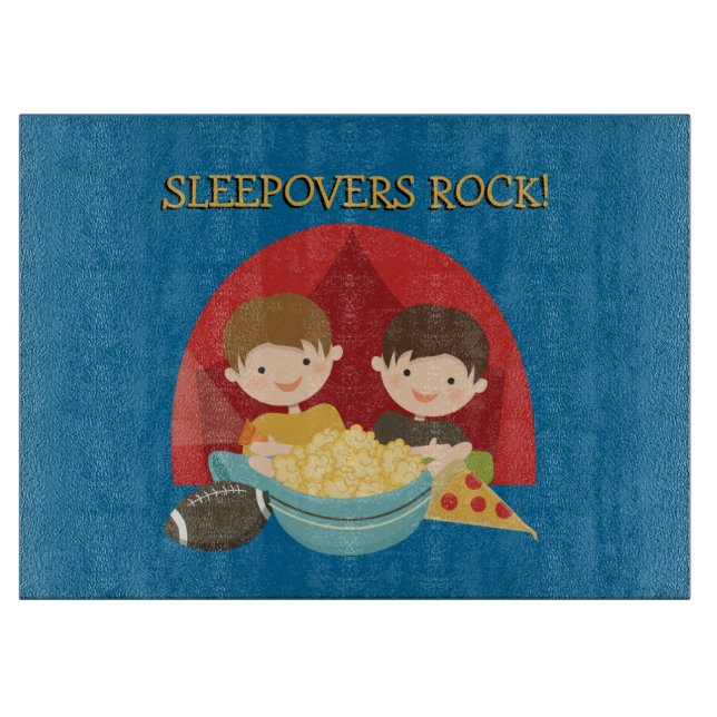 Sleepovers-Felsen Schneidebrett (Vorderseite)