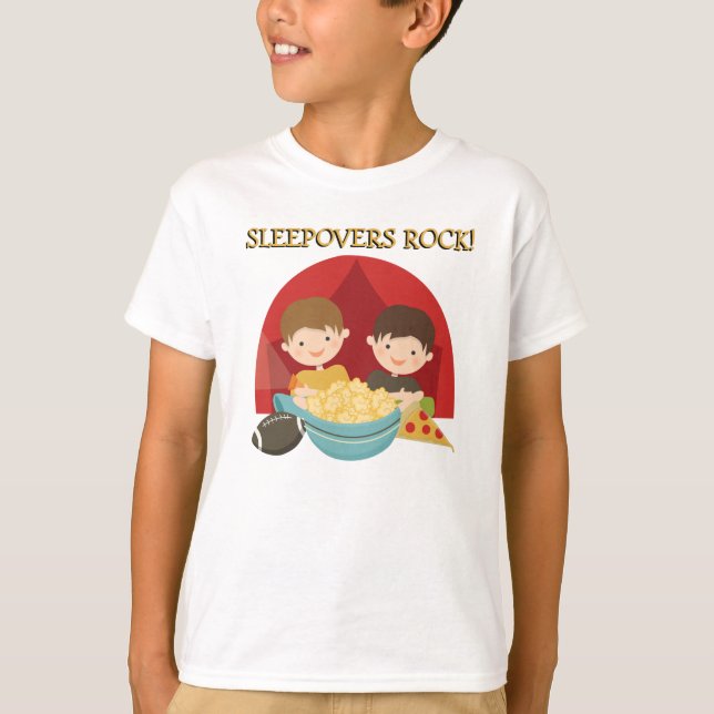 Sleepovers-Felsen T-Shirt (Vorderseite)
