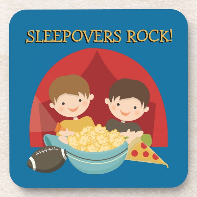 Sleepovers-Felsen Untersetzer (Vorderseite)