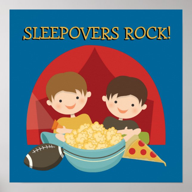 Sleepovers Rock Poster (Vorne)