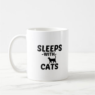 SLEEPS WITH CATS KAFFEETASSE