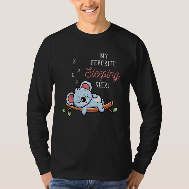 Sleepy Aussie Animal Australia Nickerchen Lazy Sle T-Shirt (Vorderseite)