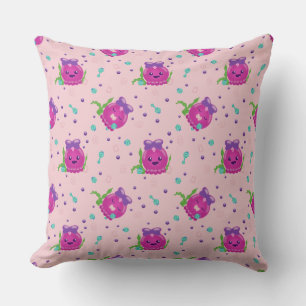 Sleepy Baby Girl Kawaii Octopus Kissen