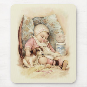 Sleepy Baby Mousepad