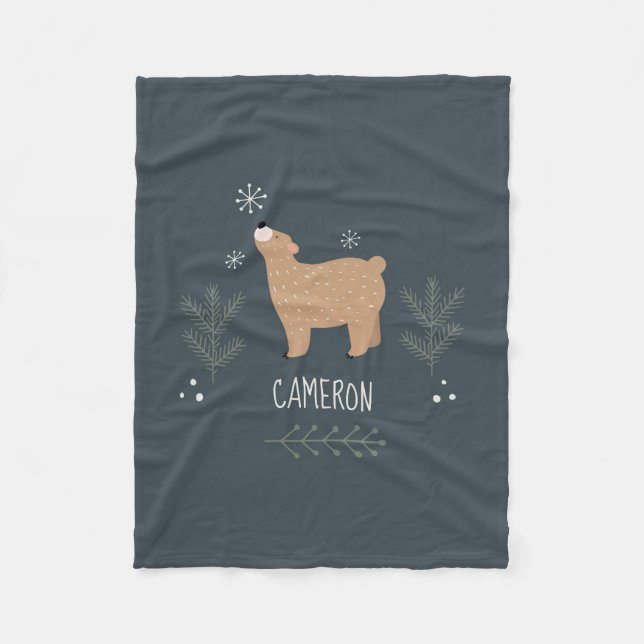 Sleepy Bear Fleecedecke (Vorderseite)