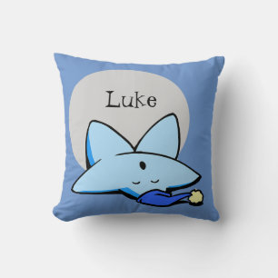 Sleepy Blue Star Baby/Kids Pillow Kissen