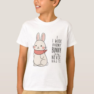 Sleepy Bunny T - Shirt - Gemütlicher Minimalistisc